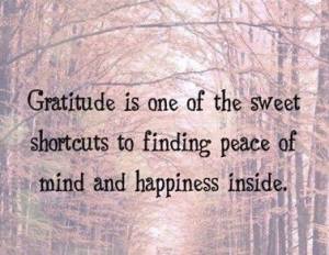 Don't underestimate the power of gratitude!